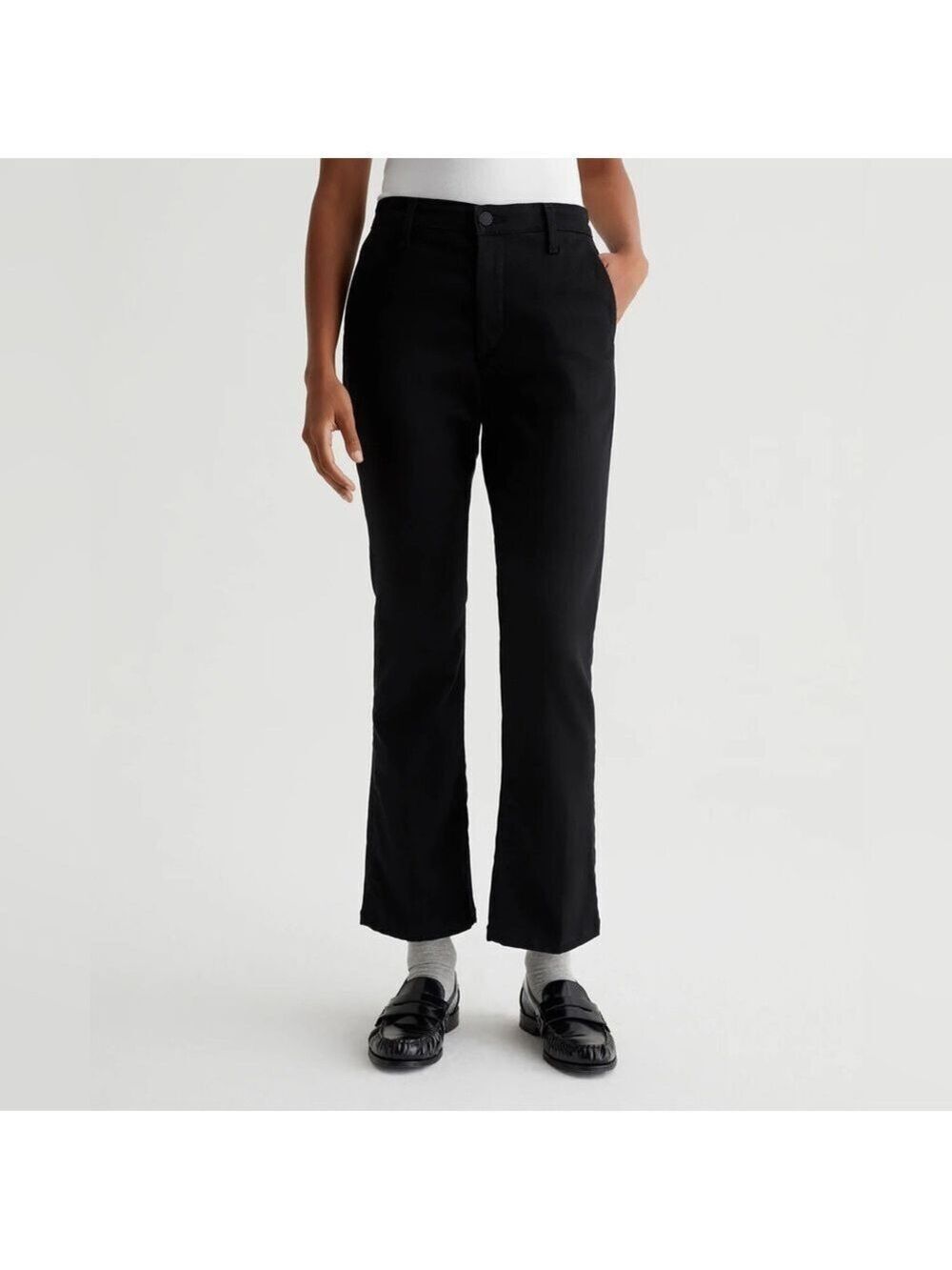 Ag Adriano Goldschmied Tailored Kinsley High-Rise Crop Boot Jeans Size 25 - Picture 2 of 14